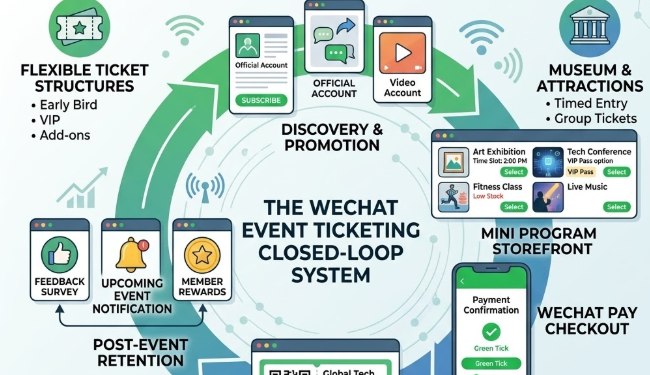 wechat mini program ticketing events