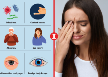 pain behind eye