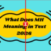 what does mh mean in text