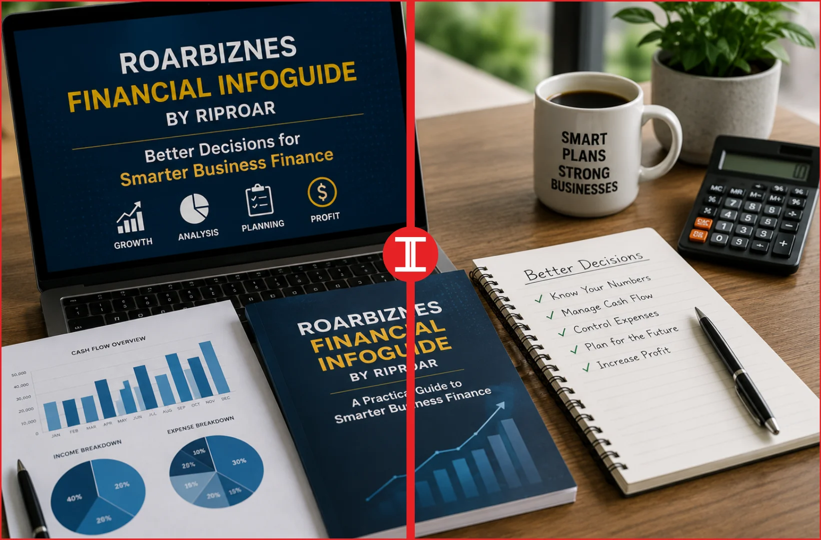 Better Decisions for roarbiznes financial infoguide by riproar