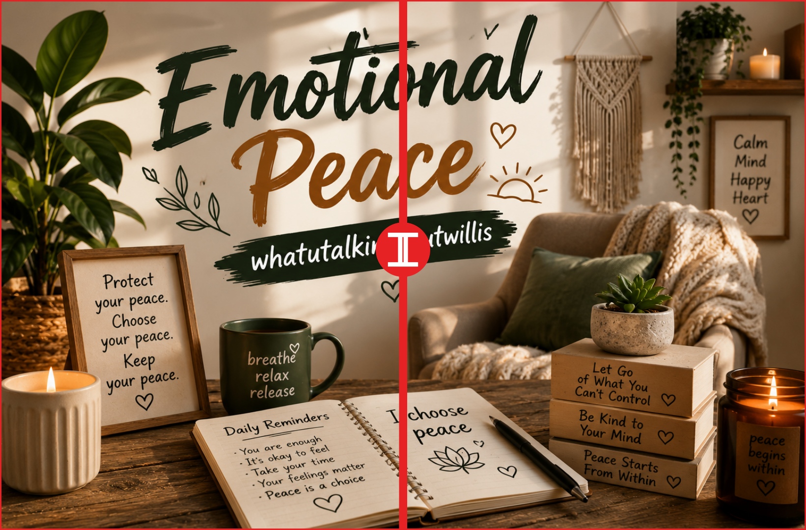 Emotional Peace whatutalkingboutwillis