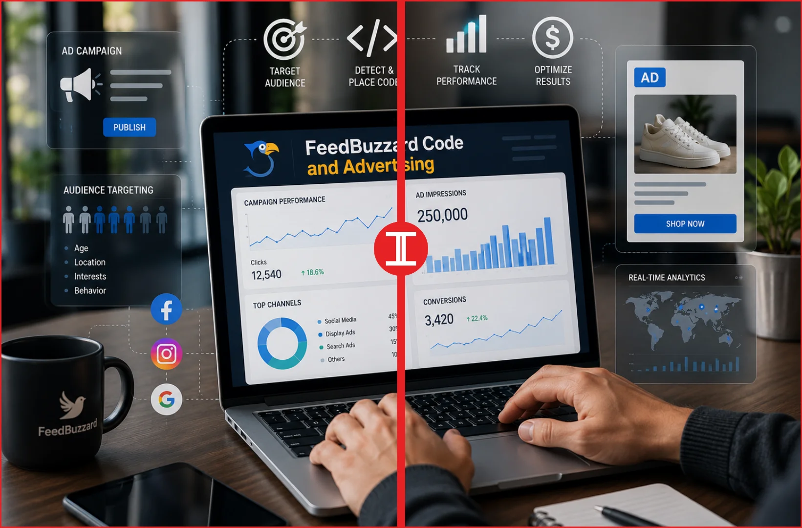 FeedBuzzard Code and Advertising