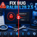 fix bug ralbel28.2.5