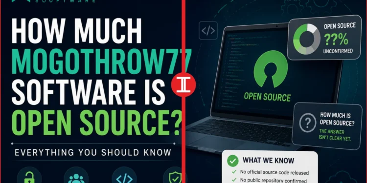 how much mogothrow77 software is open source