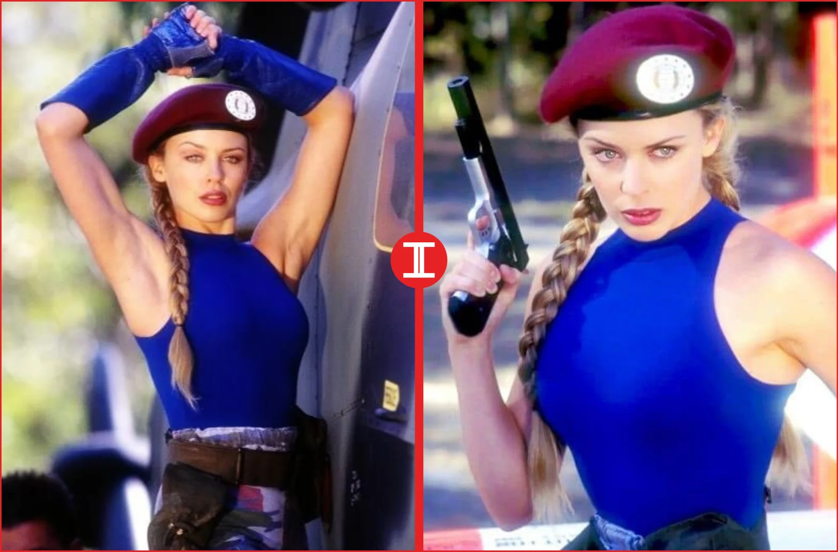 Kylie Minogue as Cammy as a street fighter 1994 cast